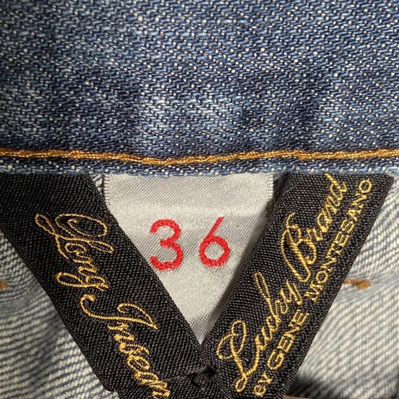 Lucky Brand Relaxed Straight Leg Mens Jeans 36 x 33 - Picture 6 of 6